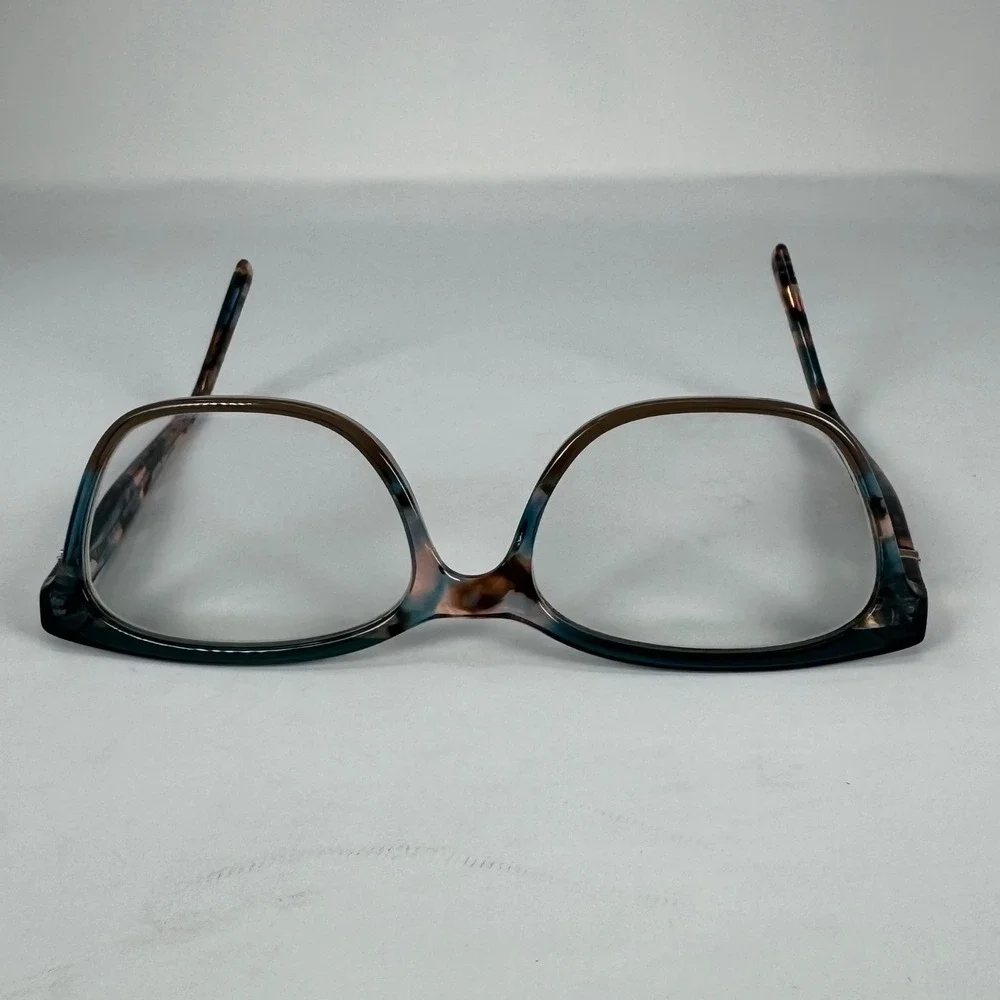 JONES‎ NEW YORK VJON786 Teal Havana Tortoise Eyeglasses Frames Only 51 16 135